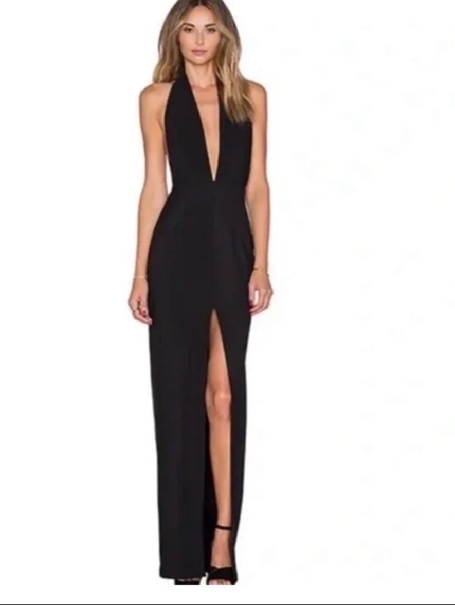 Solace - Aeryn Maxi Dress - Size 2- Black